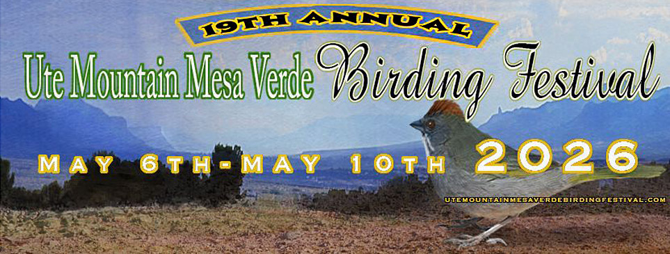 2026 Ute Mountain Mesa Verde Birding Festival May 6 - 10, 2026